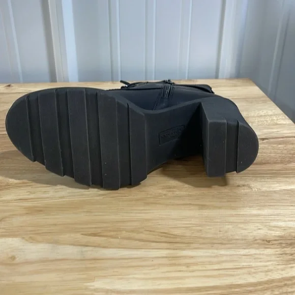 Black Lace-Up Ankle Boots - Picture 7 of 7